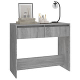 Console Table Grey Sonoma 89x41x76.5 cm Engineered Wood 813000