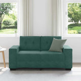 Sofa Dark Green 160 x 77 x 82 cm Fabric 4105112