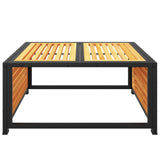 Garden Table Brown Solid Acacia wood 68x68x30 cm Durable 367644
