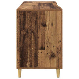 Desk with Shelf Old Wood 140 x 50 x 75 cm Engineered Wood 886234