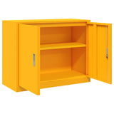 Storage Cabinet Mustard Yellow 90 x 40 x 70 cm Steel 891637