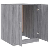 Washing Machine Cabinet Grey Sonoma Engineered Wood 3120183