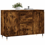 Sideboard Smoked Oak 101.5x35x70 cm Engineered Wood 827201
