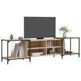 TV Cabinet Sonoma Oak 203x37x50 cm Engineered Wood 837608
