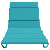 Sunlounger Cushion GEMERT 100% Polyester Turquoise 948556