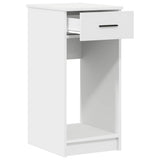 Computer Tower Stand White Engineered wood Medium 858740