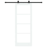 Sliding Door ORKDAL White and Black 83 x 211 cm 3332000
