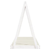 Kids Bed Frame White 80x200 cm Solid Wood Pine 834535