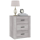 Bedside Cabinet Grey Sonoma 50x36x60 cm Engineered Wood 816718