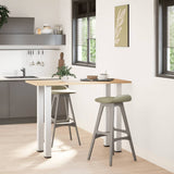 Bar Table Legs 4 pcs White 100-102 cm Steel 4012477