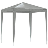 Party Tent 200 x 200 x 240 cm Light Grey PE and Steel 42032985