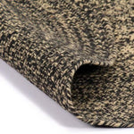 ZNTS Handmade Rug Jute Black and Natural 120 cm 133726