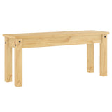 Dining Bench PANAMA 105x30x45 cm Solid Wood Pine 4005711