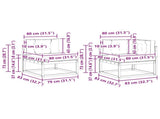 Outdoor Sofa Set 6 pcs White Solid Acacia Wood 3386938