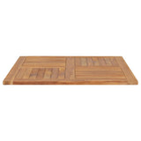 Table Top Natural Teak Solid Teak Wood 90x90 cm Durable 48991