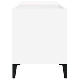 Record Cabinet White 84.5x38x48 cm Engineered Wood 831949