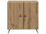 Bathroom Storage Cainet BREDA Artisan Oak 59.5 x 31 x 80 cm 897504