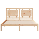 Extra Long Bed Frame without Mattress 160x210 cm Solid Wood 3309189