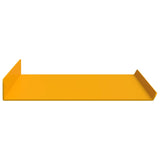 Floating Shelf 4 pcs Mustard Yellow 60 x 18 x 2.5 cm Steel 8004027