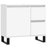 Bathroom Cabinet White 65x33x60 cm Engineered Wood 831612