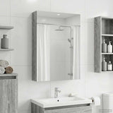 Bathroom Mirror Cabinet Grey Sonoma 40 x 10.5 x 60.5 cm 889028