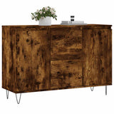 Sideboard Smoked Oak 101.5x35x70 cm Engineered Wood 827209