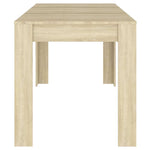 Dining Table Sonoma Oak 140x74.5x76 cm Engineered Wood 804205