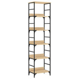 Bookshelf Sonoma Oak 50x33x188.5 cm Engineered Wood 835280