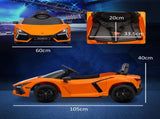 Lamborghini Revuelto Licensed 12V Ride on Car w/ Butterfly Doors, Transport Wheels, Suspension, T3398P348420