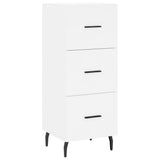 Highboard White 34.5x34x180 cm Engineered Wood 3198865