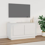 TV Cabinet White 80x35x45 cm Engineered Wood 819852