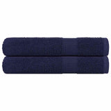 Towels "FROGN" 2 pcs Navy Blue 100x200 cm 360 gsm 136794