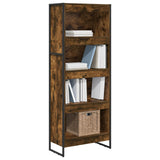 Book Cabinet Smoke Oak 60 x 30 x 155 cm Engineered Wood 886398