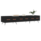 TV Cabinet Black 150x36x30 cm Engineered Wood 829125