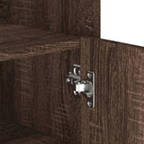 Sideboard Brown Oak 45x35x75 cm Engineered Wood 848401