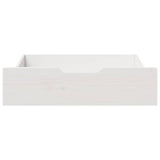 Under-Bed Drawers 2 pcs White 65x55x17 cm Solid Wood Pine 850936