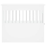 Dog Crate Furniture White 55x80x68 cm Engineered Wood 838323