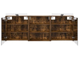Bathroom Cabinet Set 3 pcs 126 x 16 x 62.5 cm Engineered wood 3403836