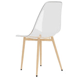 Dining Chairs 6 pcs Transparent PET 3082351