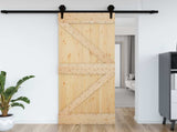 Door NARVIK Natural 70 x 210 cm Solid Pine Wood 42047079