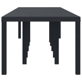 Garden Table Anthracite 350 x 100 x 74 cm Poly Rattan 3378524