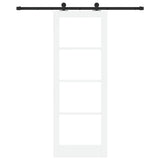 Sliding Door ORKDAL White and Black 78 x 211 cm 3331994