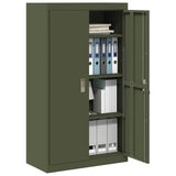 Storage Cabinet Olive Green 80 x 40 x140 cm Steel 3406182