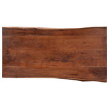 Coffee Table with Live Edges 115x60x40 cm Solid Acacia Wood 247828