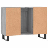 Bathroom Cabinet Grey Sonoma 80x33x60 cm Engineered Wood 831666