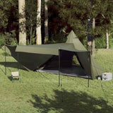 Family Tent Tipi 8-Person Olive Green Waterproof 4009449