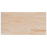Table Top 110x55x2.5 cm Solid Wood Pine Rectangular 824410