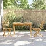 Garden Dining Table 110x55x75 cm Bamboo 368031