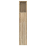 Headboard Cabinet Sonoma Oak 120x18.5x102.5 cm 811919
