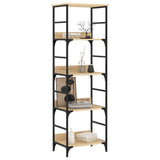 Bookshelf Sonoma Oak 50x33x153 cm Engineered Wood 835275